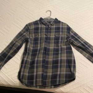 Vans blue/green flannel